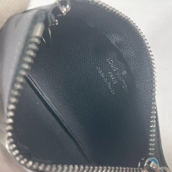 LOUIS VUITTON M80905 MonogramEclipse Pochette cle Coin Case Wallet coin purse - Picture 7 of 13